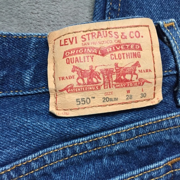 VTG Levi’s 550 High Waisted Mom Jeans 28x30 - Picture 4 of 5